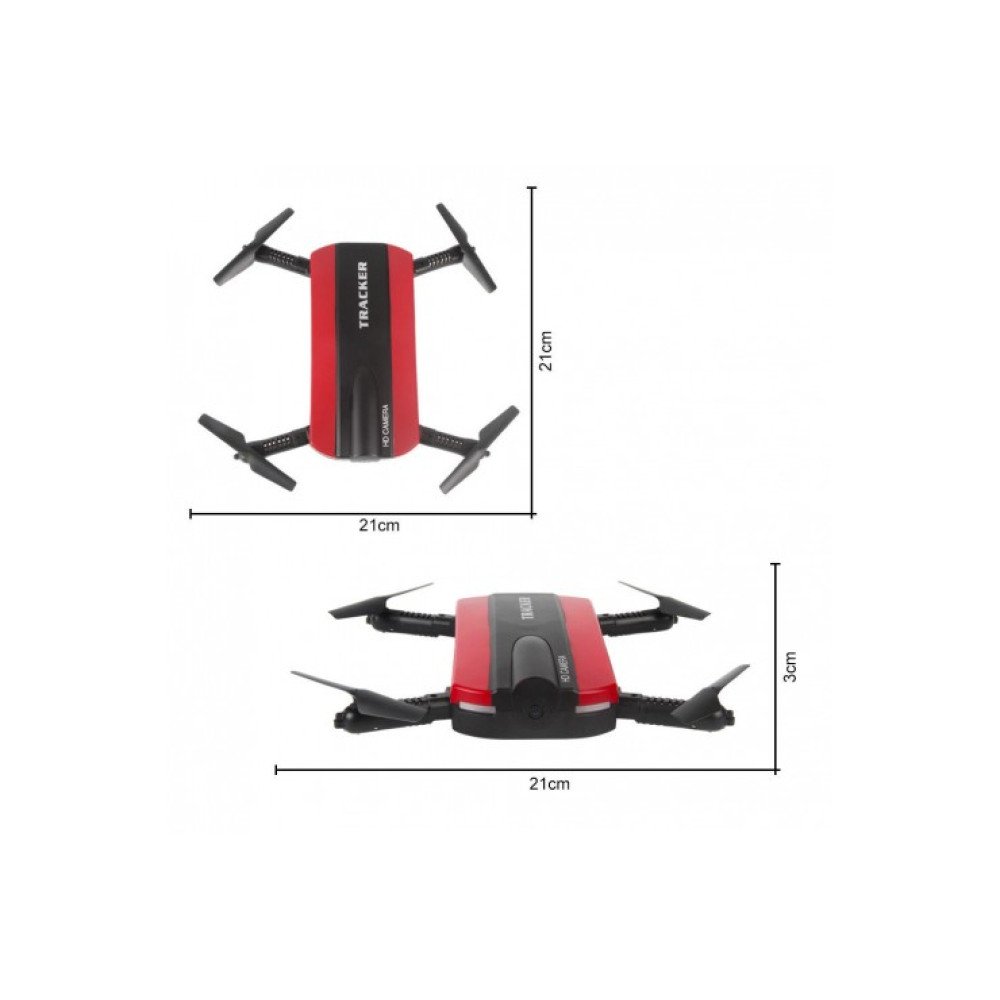 Радиоуправляемый квадрокоптер JXD Tracker (Селфи дрон, FPV, удержание высоты-барометр)