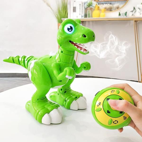 Радиоуправляемый интерактивный динозавр с паром Jiabaile Dinosaur - 908A