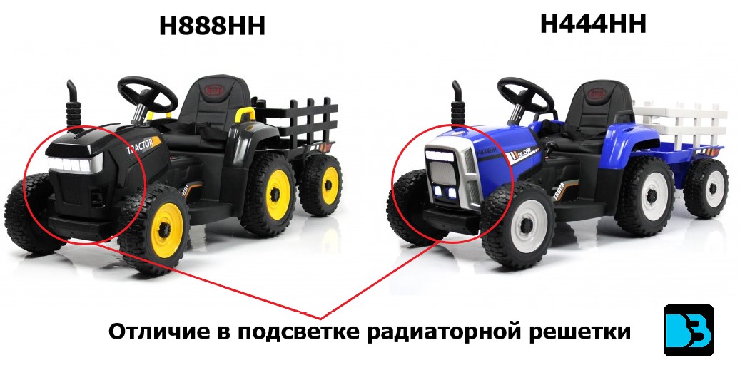 Детский электромобиль трактор Н888НН и Н444НН