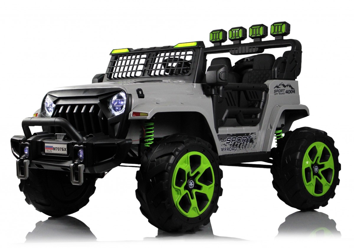 Электромобиль JEEP М555БХ NEW зеленый